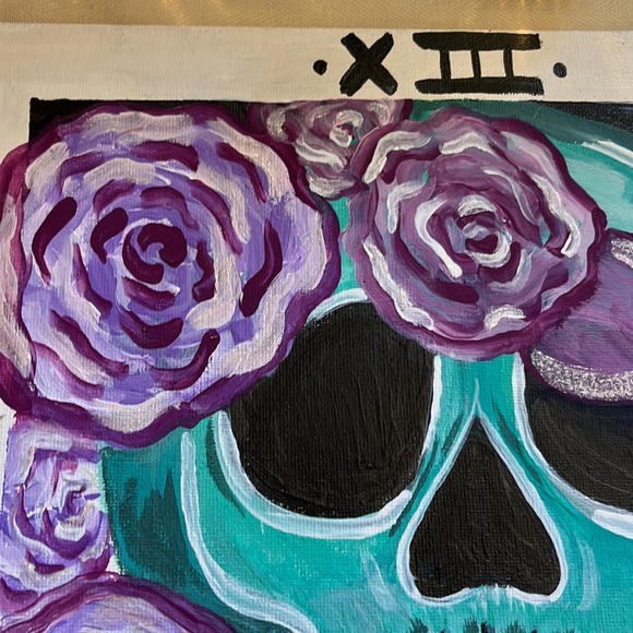 Tarot Card Death Painting - Picture 8 of 9